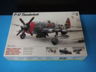 1/48 Vintage Testors P - 47d Thunderbolt Kit 520 1991