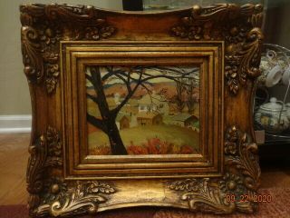 Vintage Oil Painting By American Artist D.  G.  Mccollister