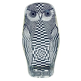 Vtg.  Mid Century Abraham Palatnik Acrylic Lucite Owl Sculpture Figurine 3.  25”