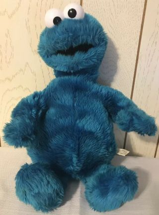 Vintage Nanco Sesame Street Blue Cookie Monster 20in Doll Plush Stuffed