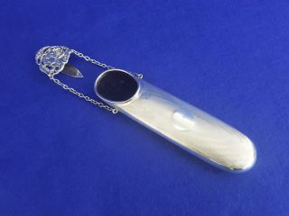 Antique Art Nouveau Sterling Silver Chatelain Belt Clip Glasses Case Bham 1907