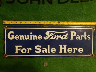 Antique Porcelain Ford Tractor Sign