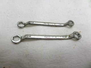Vintage Marx 2 Pc Toy Boxed End Wrench 1/4 " & 9/32 " & 11/32 " X 5/16 "