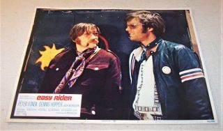 Fine 1969 Movie Lobby Card - Easy Rider - Fonda,  Hopper,  Nicholson - 2