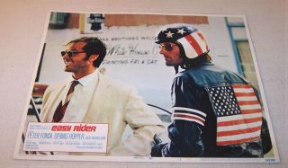 Fine 1969 Movie Lobby Card - Easy Rider - Fonda,  Hopper,  Nicholson - 1