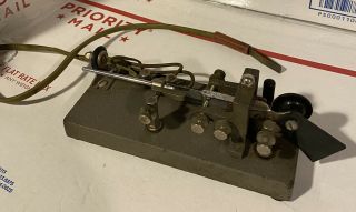 Antique Electric Specialty Mfg.  Co.  Telegraph Morse Code Signal Keyer Transmitter