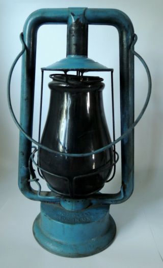 Vintage Rayo Hot Blast Lantern With Glass Globe,  No.  75