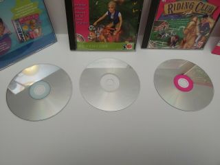 Vintage Barbie Cd Rom Games Beauty Pet Rescue Riding Club All Together 3