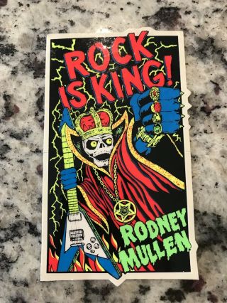 Rodney Mullen Rock Is King Og Sticker Not Reprint