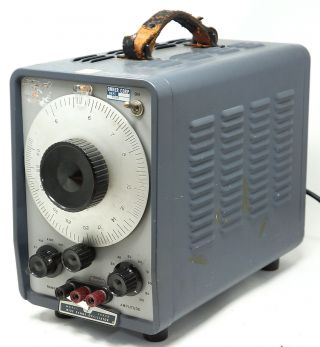 Vintage Hp 200cd Vacuum Tube Audio Wide Range Oscillator 5 Hz - 600 Khz