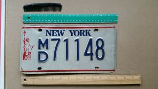 License Plate,  York,  Liberty Hologram,  Statue Of Liberty Md (medical Doctor)