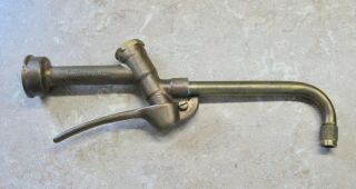 Antique Car Gas Station Tool Water Filler Brass Nozzle Valve Morrison Bros
