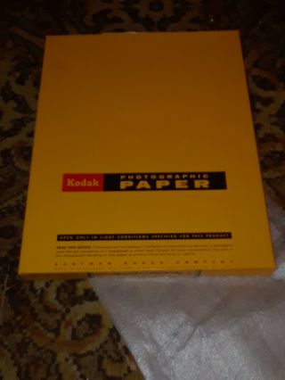 Vintage Kodak Photographic Paper 50 Sheets 11×14in Double Weight