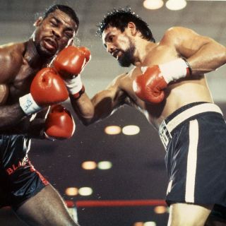 Roberto Duran Vs.  Iran Barkley Fight Dvd Vintage Boxing