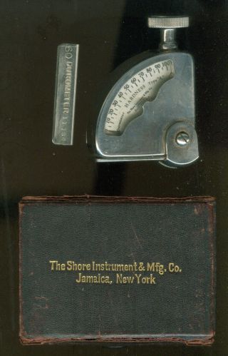 Vintage Shore Hardness Type A Durometer With Case