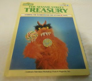 Vintage The Sesame Street Treasury Volume 8 Hardcover Number 8 Letters K & L