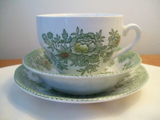 Vintage Enoch Wedgewood Tunstall Ltd Cup Saucer And Bowl Kent