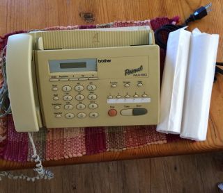 Vintage 1990’s Retro Brother Personal Fax - 190 Machine Plus Paper