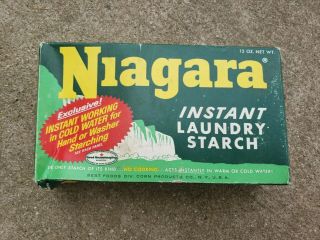 Vintage Niagara Instant Laundry Starch Box