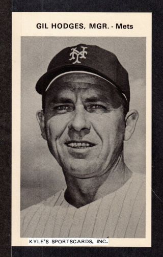 Gil Hodges York Mets Unsigned 4 - 1/8 X 7 Team Issue Picture Pack Photo 19