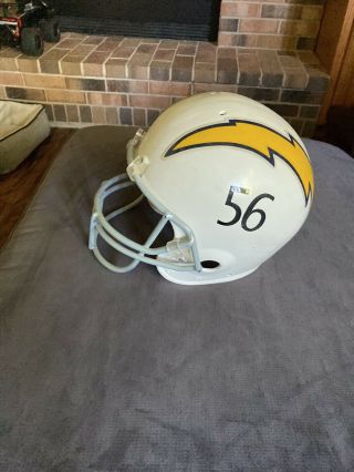 Vintage Football Helmet Nfl San Diego Chargers.  Shipped With Usps Priority Mail