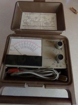 Vintage Heathkit Model Id - 29 Dwell Meter - Diagnostic Tool Automotive Tune - Up