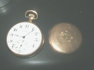 Antique Illinois Gold Filled Pocket Watch 17 Jewels