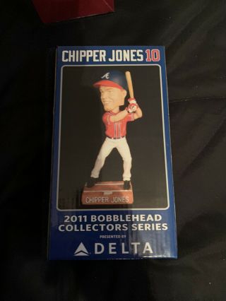 Chipper Jones Atlanta Braves 2011 Bobblehead Collectors Series Never Opened