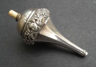 Lovely Antique German Solid Silver Bell Push - Art Nouveau - C.  1900