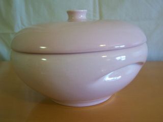 Vintage Russel Wright Iroquois Casual Pink 2 Qt.  Covered Casserole -
