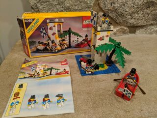 Vintage Lego Sabre Island 6265 Complete W/box & Instructions