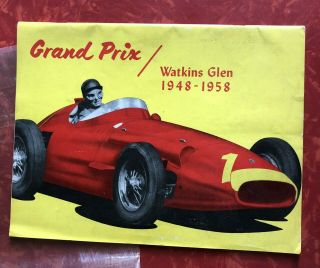 1958 Watkins Glen Grand Prix Race Program Road Racing F1