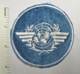 Un United Nations Winged Insignia Patch Vintage Asian Made