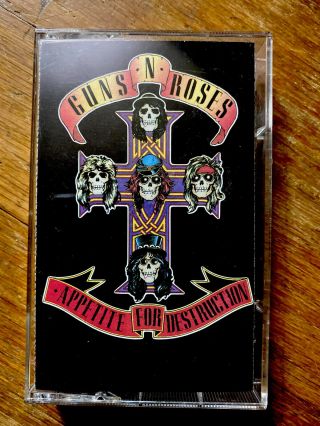 Appetite For Destruction By Guns N Roses (vintage Cassette Tape)