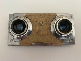 Revere Stereo 33 Synchro Prontor / 35mm F/3.  5 Vintage Camera (3)