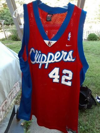 Vtg Nike Nba Los Angeles Clippers Elton Brand Jersey Size Xl,  2 42 Vintage Sewn