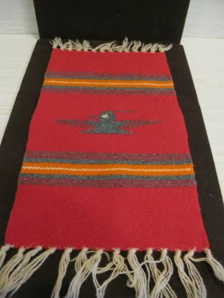 Vintage Native American Indian Hand Woven Rug Lot5