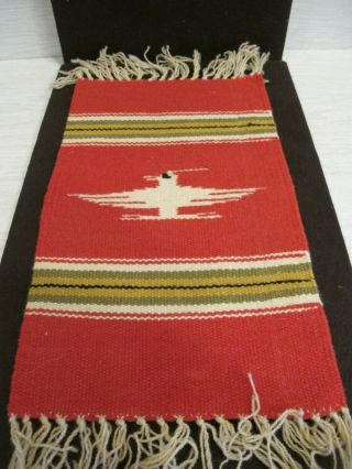 Vintage Native American Indian Hand Woven Rug Lot3
