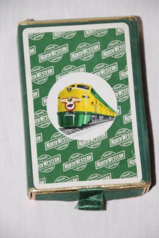 Chicago North Western Railroad 1948 Full Deck Vintage Playing Cards W/two Jokers