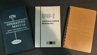 Emd Railroad Operating Manuals Gp - 9,  Gp40 - 2,  Sd40 - Sdp40