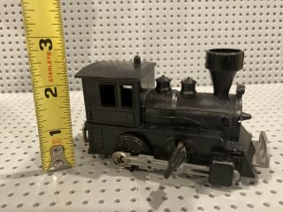 Vintage Black Plastic Wind Up Toy Train Unbranded 2
