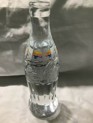 2002 Coca - Cola Salt Lake City Olympics Crystal Bottle 3