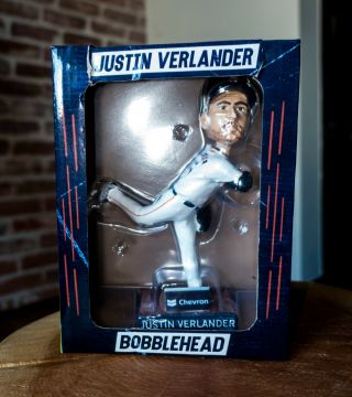 Justin Verlander Houston Astros Bobblehead 2019 Sga Tigers Cy Young Jv Pitcher
