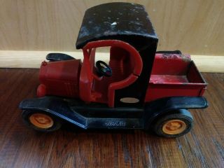 Vintage Tonka Model A Model T Style Pick Up Truck 6.  5 " Long Metal And Plastic