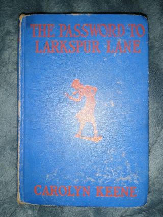 Vintage 1933 Nancy Drew The Password To Larkspur Lane