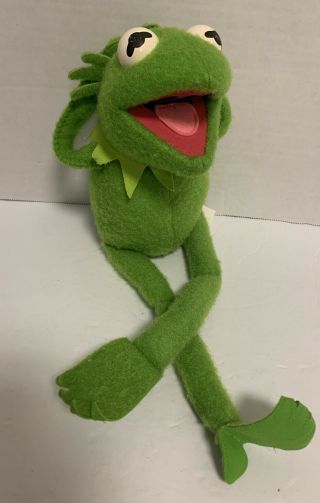 Kermit The Frog 850 Jim Henson Muppet Doll Fisher Price Plush Toy Vintage 1976