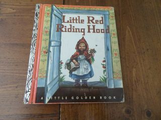 Little Red Riding Hood,  A Little Golden Book,  1948 (vintage Children 