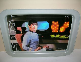 Vintage 1979 Star Trek The Motion Picture Metal Tv Tray Spock Nimoy