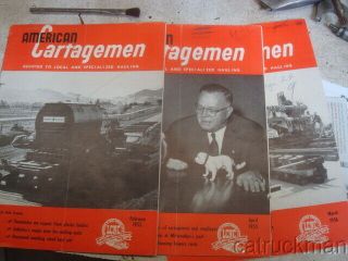3 Issues Of " American Cartagemen " 1955 & 