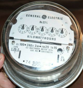 Vintage General Electric Light Meter I - 70 - S Cl100 240v Display Pc